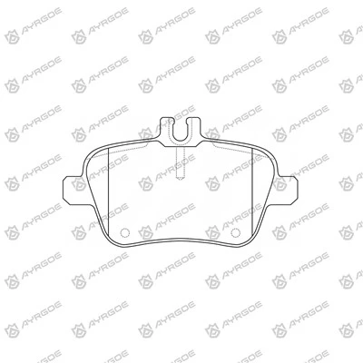 PN31010 بریک پیڈ برائے مرسڈیز بینز A 160 176011